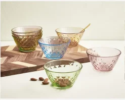 Sale Daells Bolighus Farvede Skåle Mosaic 4pk Ø.12cm