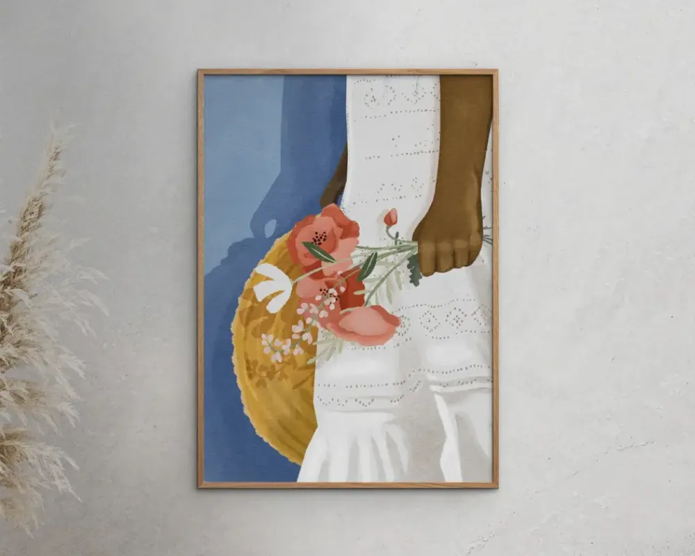 Outlet Daells Bolighus Feeling blue - Goed Blauw 30x40 cm