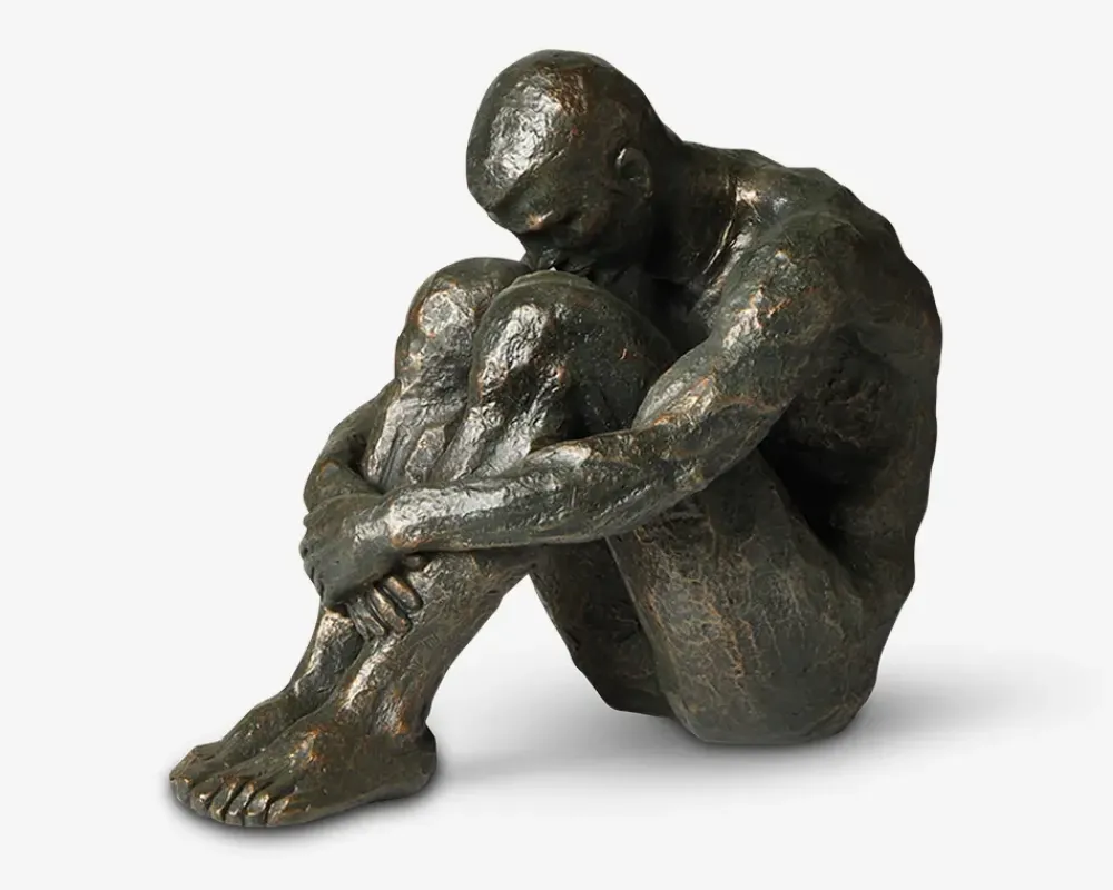 New Daells Bolighus Figur Aya mand 40x23x34 cm