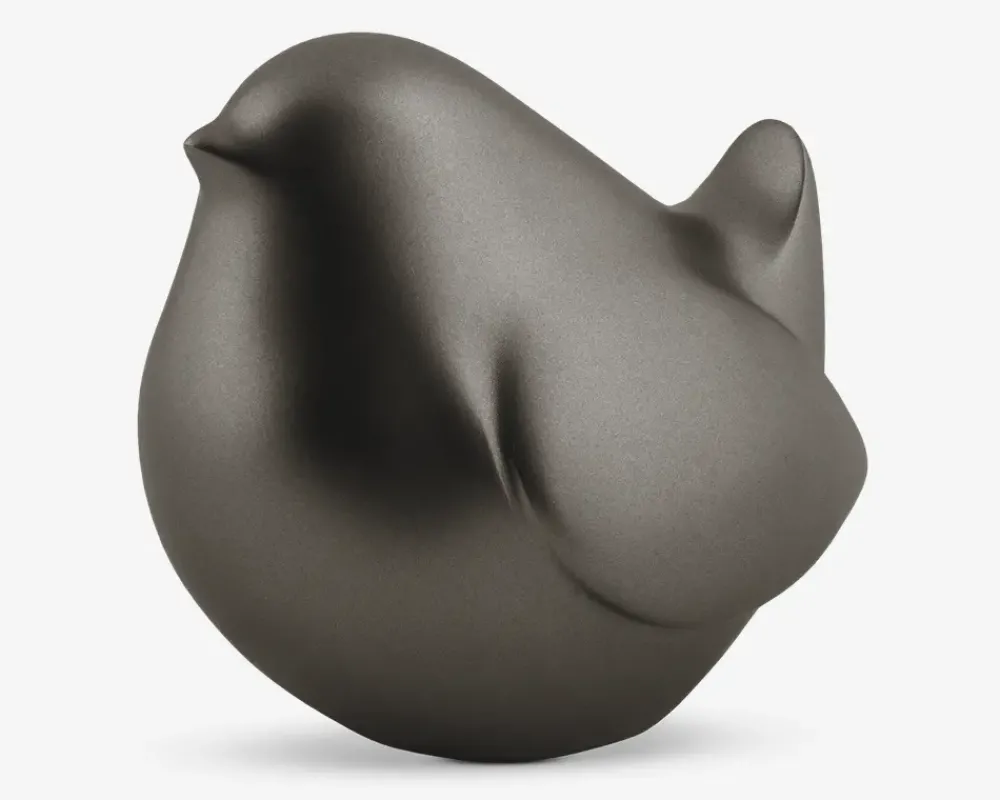 Outlet Daells Bolighus Figur fugl H.9,6 cm Grå