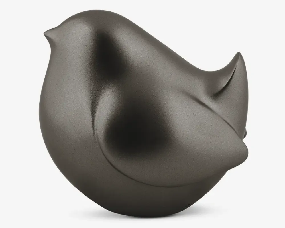 Outlet Daells Bolighus Figur fugl H.9,6 cm Grå