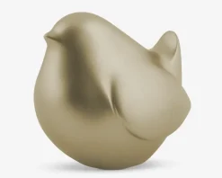 Best Daells Bolighus Figur fugl farvet H.9,6 cm Guld