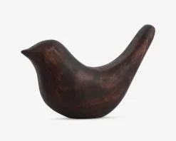 New Daells Bolighus Figur fugl H.12,5 cm Valnød