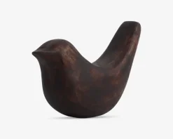 New Daells Bolighus Figur fugl H.12,5 cm Valnød