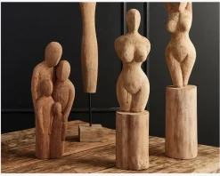 Hot Daells Bolighus Figur Ida dame træ H.34 cm