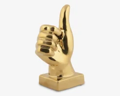 Daells Bolighus Figur okay guldfarvet H.20,8 cm