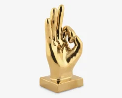 Sale Daells Bolighus Figur perfekt guldfarvet H.21 cm