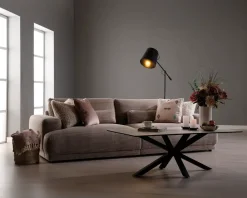 New Daells Bolighus Flyder sofa med bredriflet fløjl