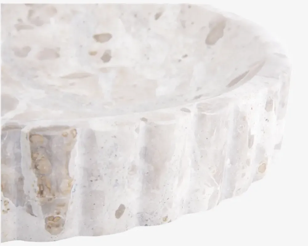 New Daells Bolighus Frugtskål marmor burn Ø.30 cm