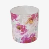 Clearance Daells Bolighus Fyrfadsstage Med Blomsterprint H. 10 cm