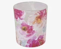 Sale Daells Bolighus Fyrfadsstage Med Blomsterprint H. 8 cm