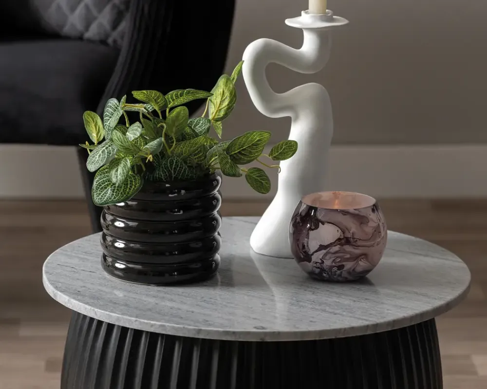 New Daells Bolighus Fyrfadsstage votive blended small Ø.8 cm Grå