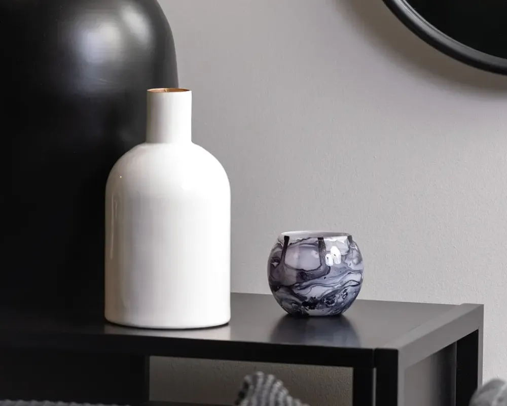 New Daells Bolighus Fyrfadsstage votive blended small Ø.8 cm Grå