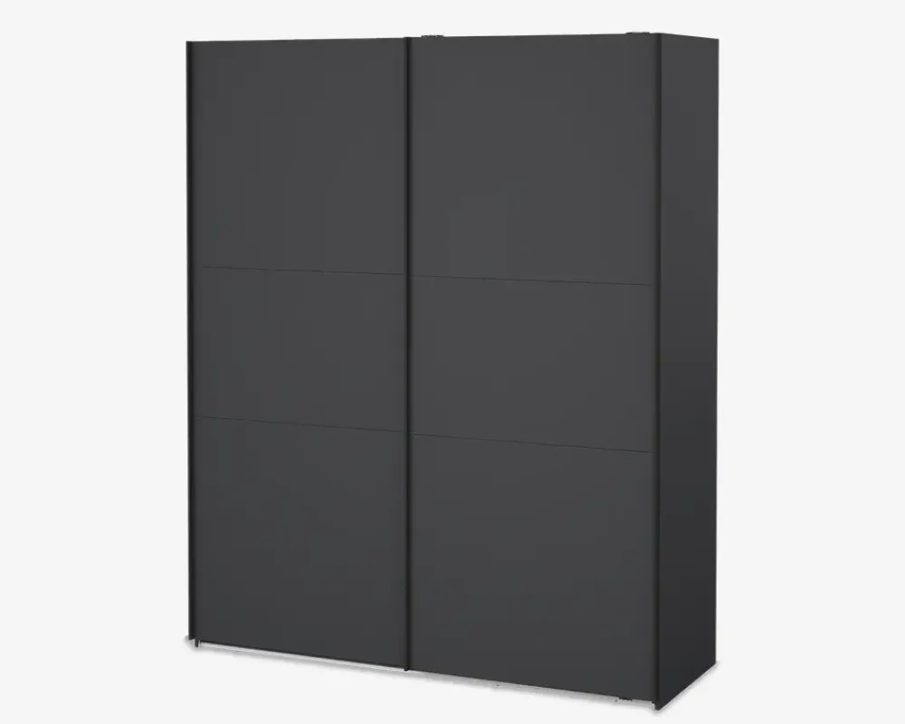 Online Daells Bolighus Garderobeskab Case grå B. 179 x H. 221 cm