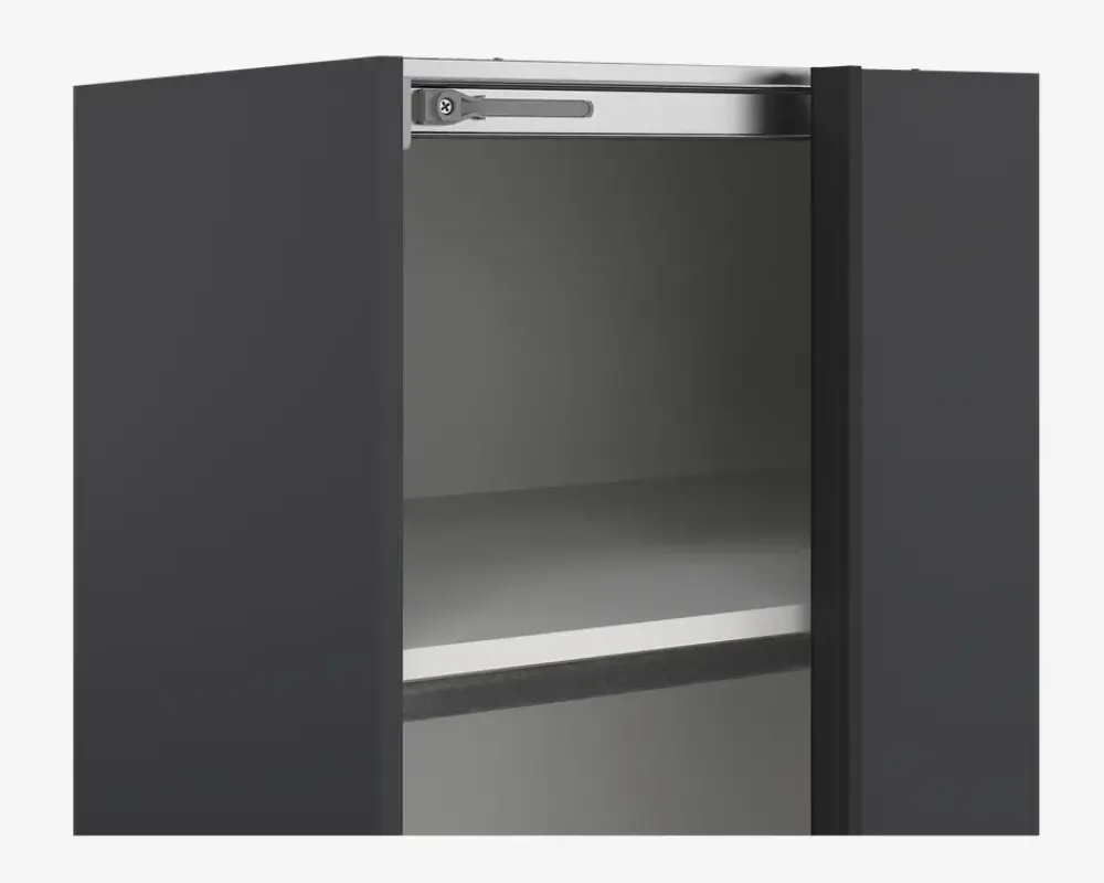 Online Daells Bolighus Garderobeskab Case grå B. 179 x H. 221 cm