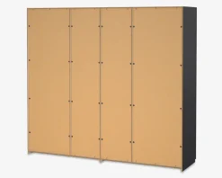 Best Daells Bolighus Garderobeskab Case grå B. 244 x H. 221 cm