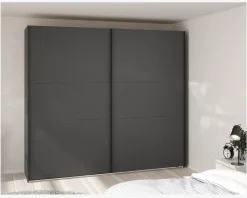 Best Daells Bolighus Garderobeskab Case grå B. 244 x H. 221 cm