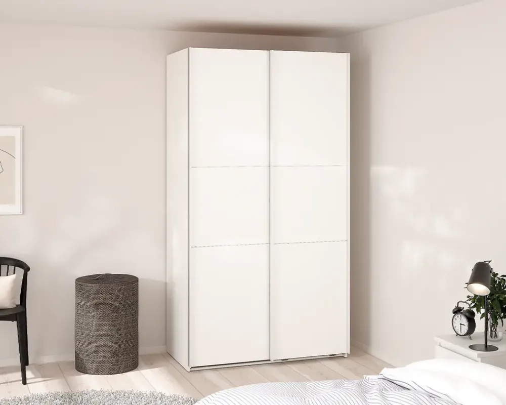 Sale Daells Bolighus Garderobeskab Case hvid B. 119 x H. 221 cm