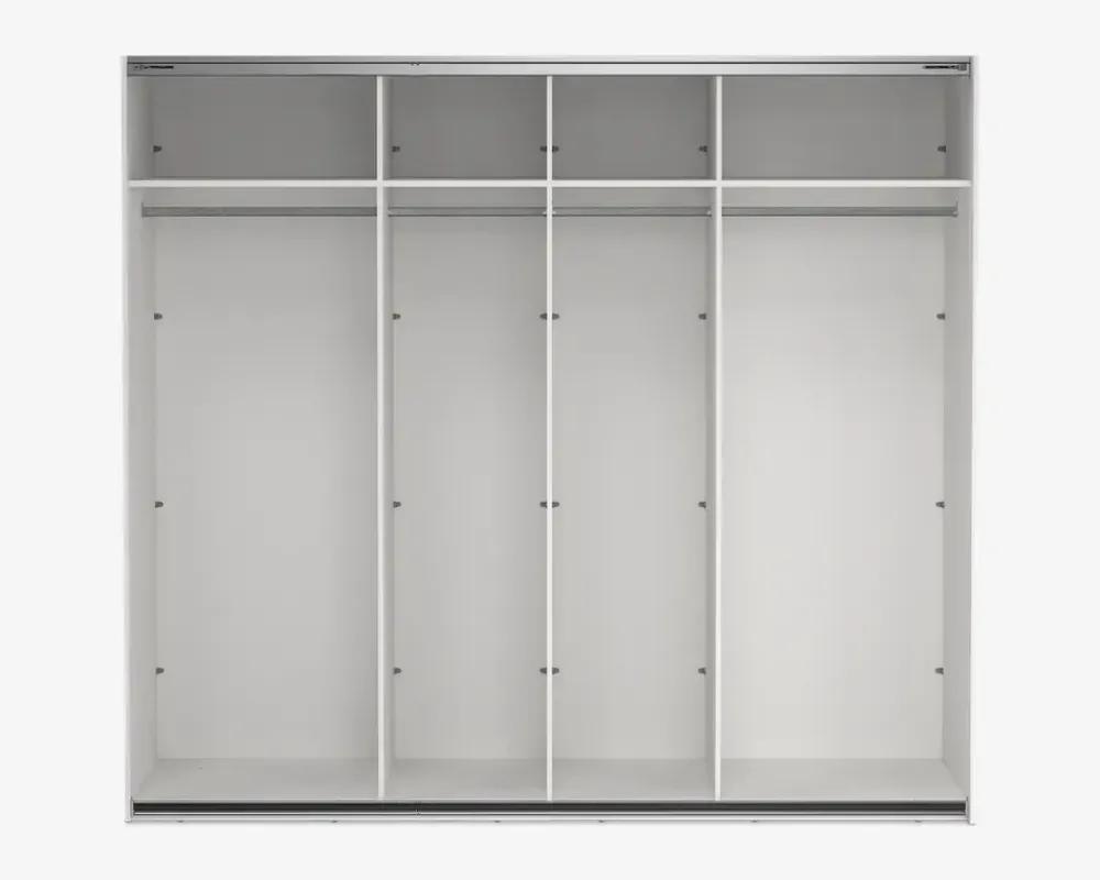 Sale Daells Bolighus Garderobeskab Case hvid B. 244 x H. 221 cm