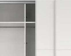 Sale Daells Bolighus Garderobeskab Case hvid B. 244 x H. 221 cm