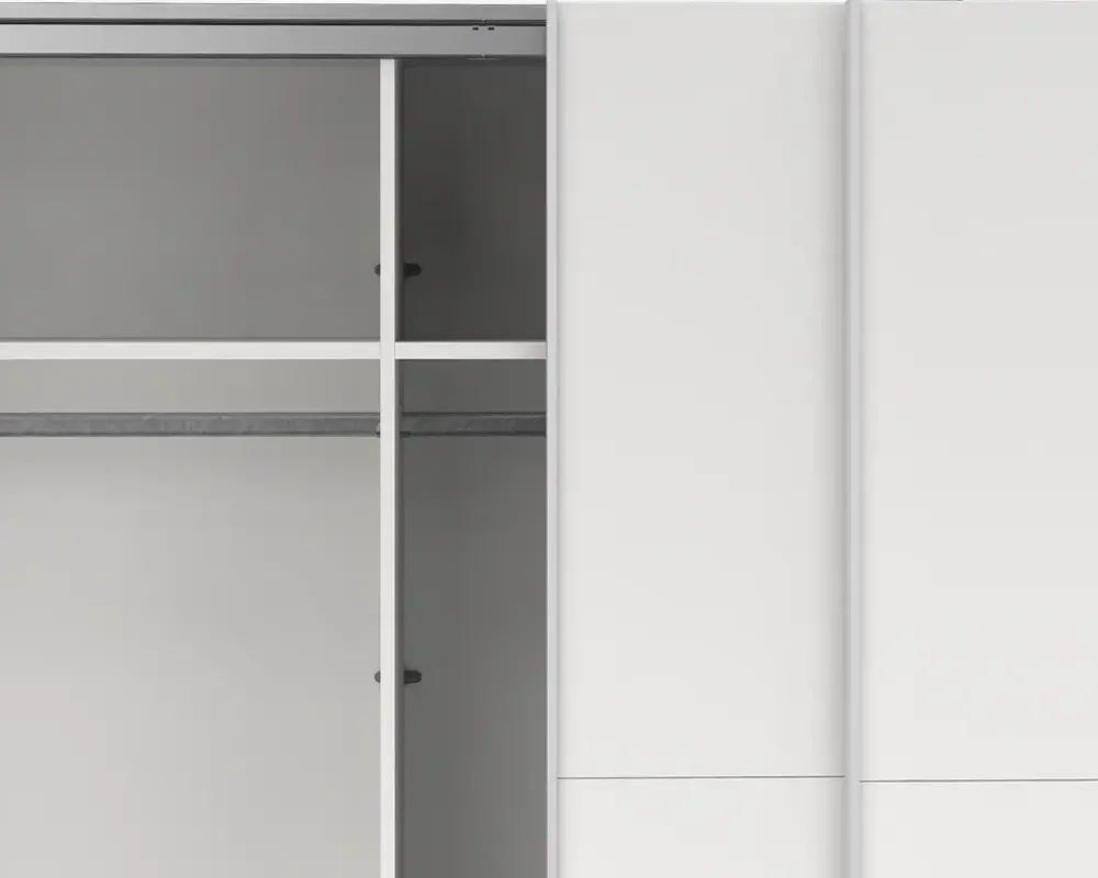 Sale Daells Bolighus Garderobeskab Case hvid B. 244 x H. 221 cm