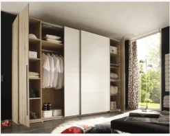 Hot Daells Bolighus Garderobeskab m. 2 låger og 2 Skydelåger