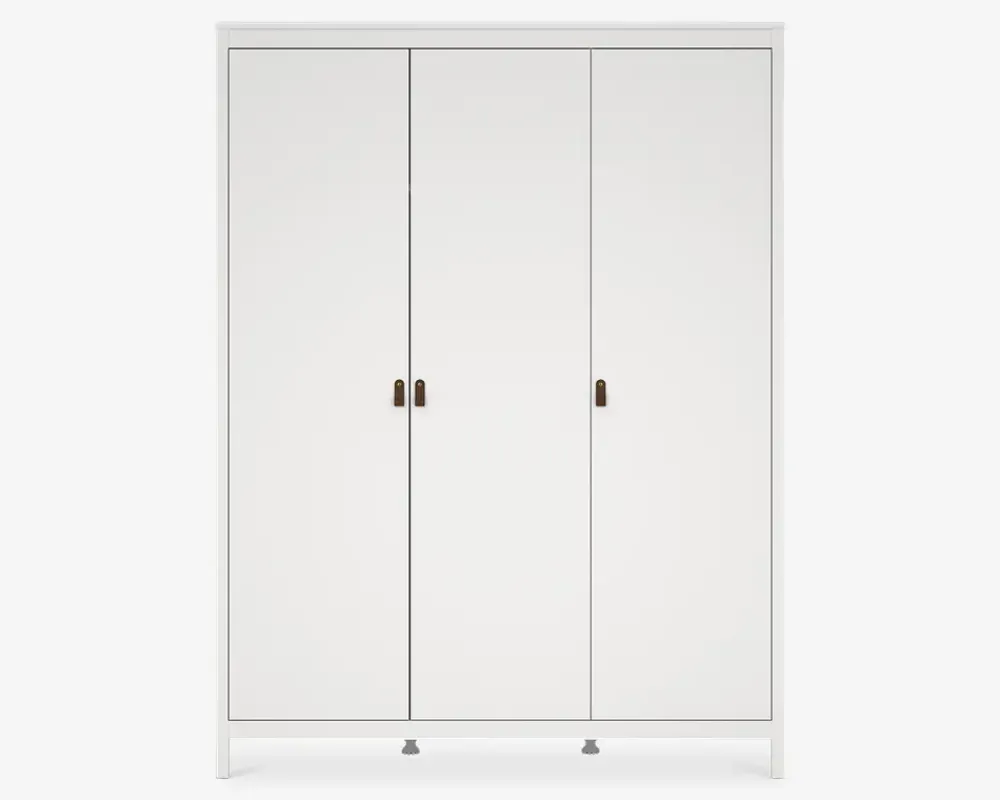 New Daells Bolighus Garderobeskab Madrid hvid med 3 låger