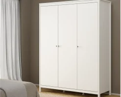 New Daells Bolighus Garderobeskab Madrid hvid med 3 låger