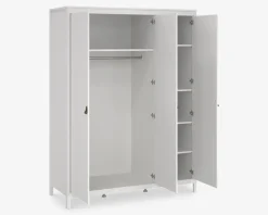 New Daells Bolighus Garderobeskab Madrid hvid med 3 låger