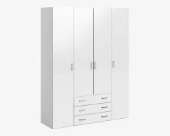 Online Daells Bolighus Garderobeskab Space m. 4 låger og 3 Skuffer