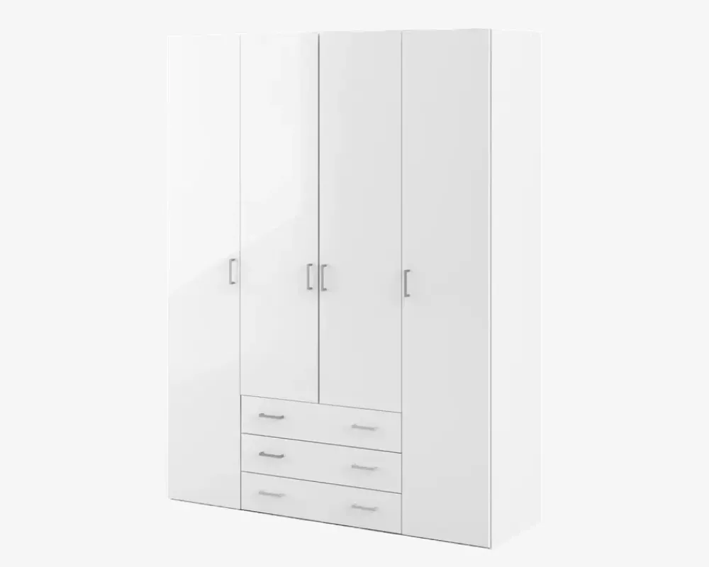 Online Daells Bolighus Garderobeskab Space m. 4 låger og 3 Skuffer