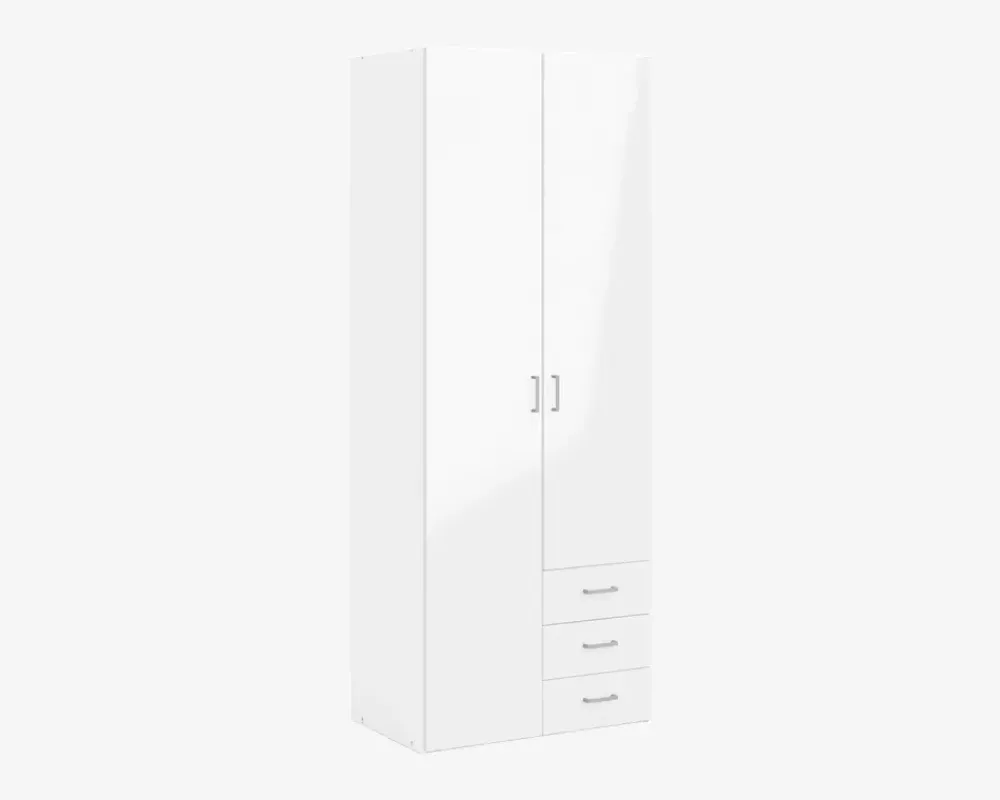 Clearance Daells Bolighus Garderobeskab Space m. 2 Låger og 3 Skuffer