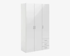 Clearance Daells Bolighus Garderobeskab Space m. 3 Låger og 3 Skuffer