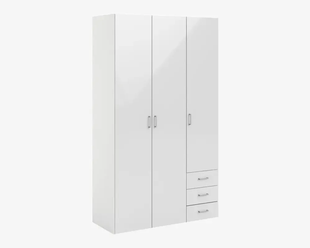 Clearance Daells Bolighus Garderobeskab Space m. 3 Låger og 3 Skuffer