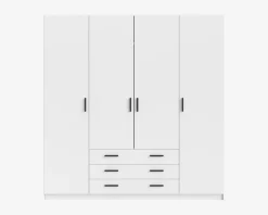 Daells Bolighus Garderobeskab Sprint m. 4 Låger og 3 Skuffer