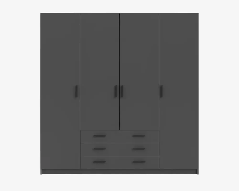 Sale Daells Bolighus Garderobeskab Sprint m. 4 Låger og 3 Skuffer