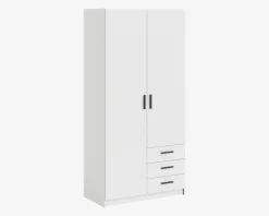 Clearance Daells Bolighus Garderobeskab Sprint m. 2 Låger og 3 Skuffer