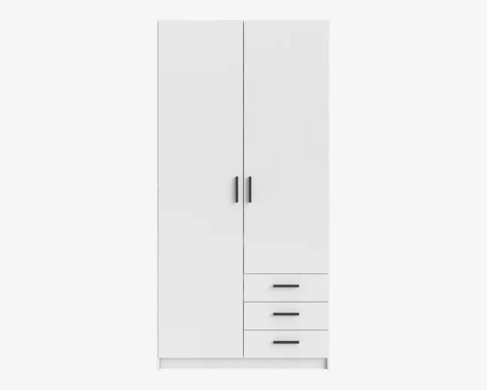 Clearance Daells Bolighus Garderobeskab Sprint m. 2 Låger og 3 Skuffer