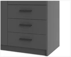 Best Daells Bolighus Garderobeskab Sprint m. 3 Låger og 3 Skuffer