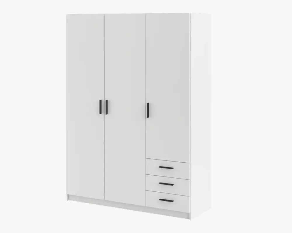 Clearance Daells Bolighus Garderobeskab Sprint m. 3 Låger og 3 Skuffer