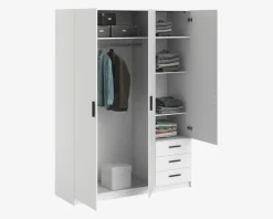 Clearance Daells Bolighus Garderobeskab Sprint m. 3 Låger og 3 Skuffer