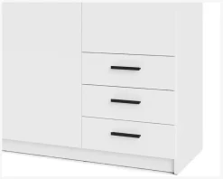 Clearance Daells Bolighus Garderobeskab Sprint m. 3 Låger og 3 Skuffer