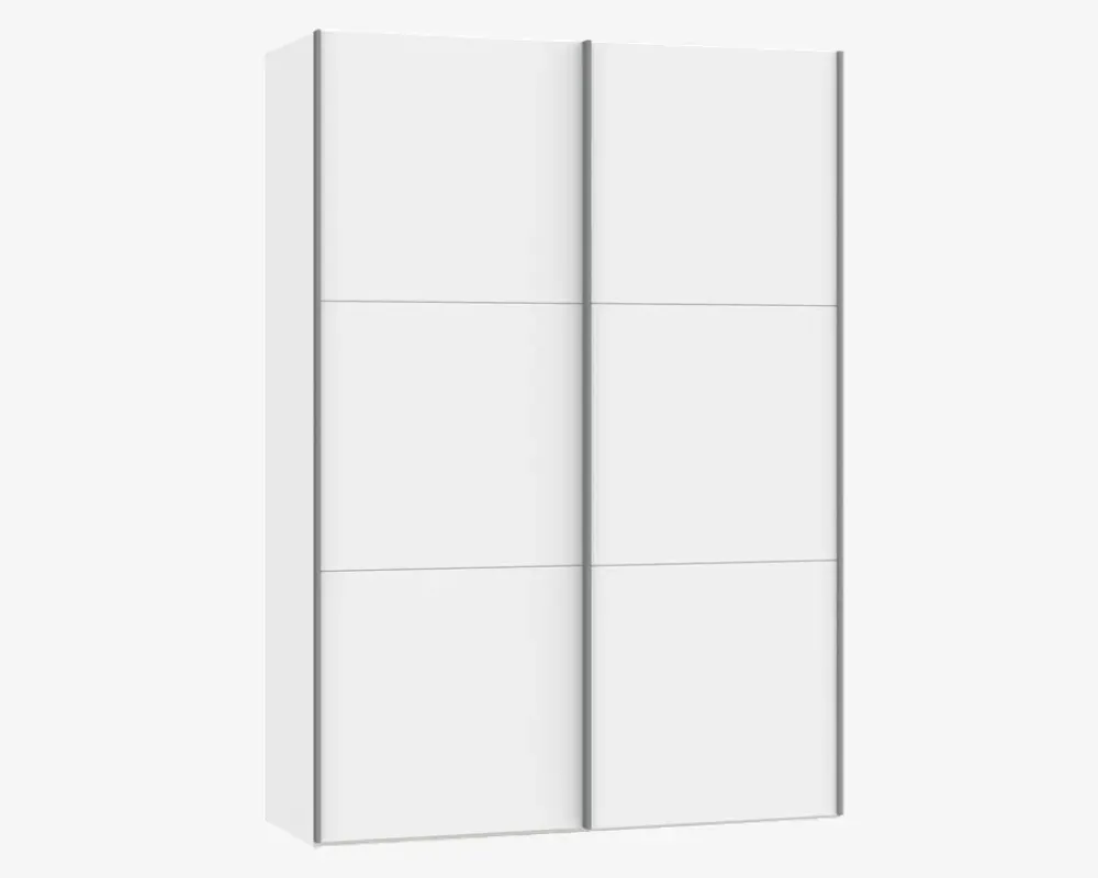 New Daells Bolighus Garderobeskab Swiss m. 2 skydelåger