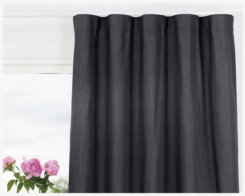 Outlet Daells Bolighus Gardin Sort 135x250 cm 1 Stk.