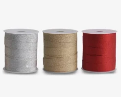 Daells Bolighus Gavebånd M. Glitter Rød