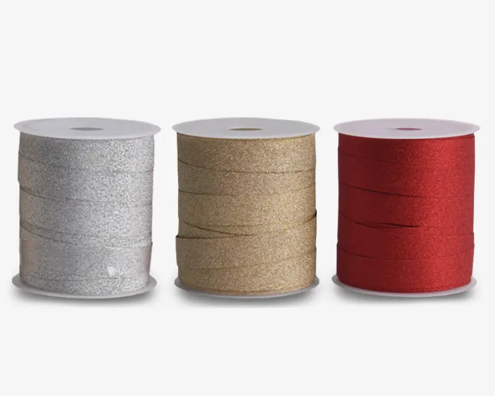 Daells Bolighus Gavebånd M. Glitter Rød