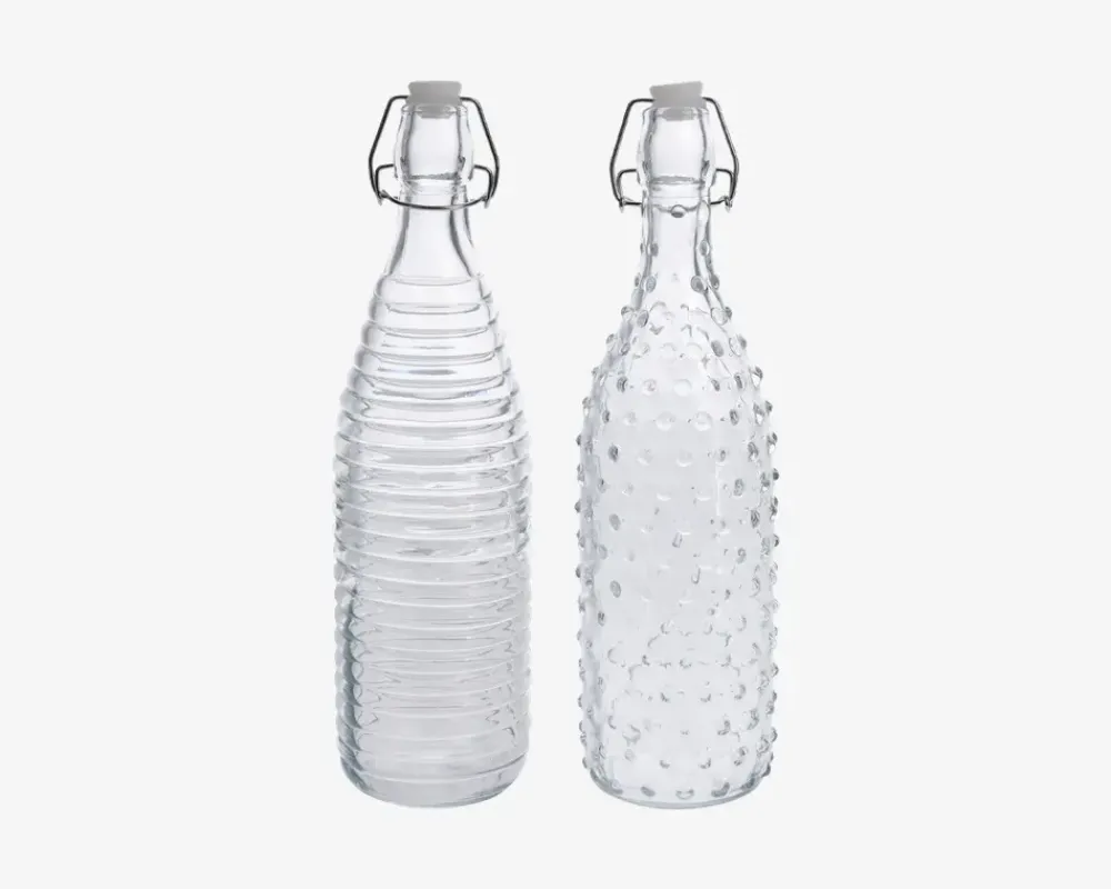 Daells Bolighus Glas Flaske 1000 ml Ass.