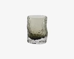 Best Daells Bolighus Glas Organisk Form Grå H.9,5 cm