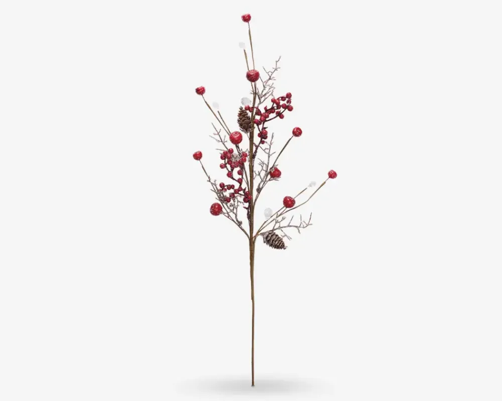 Best Daells Bolighus Gren med røde bær L.54 cm