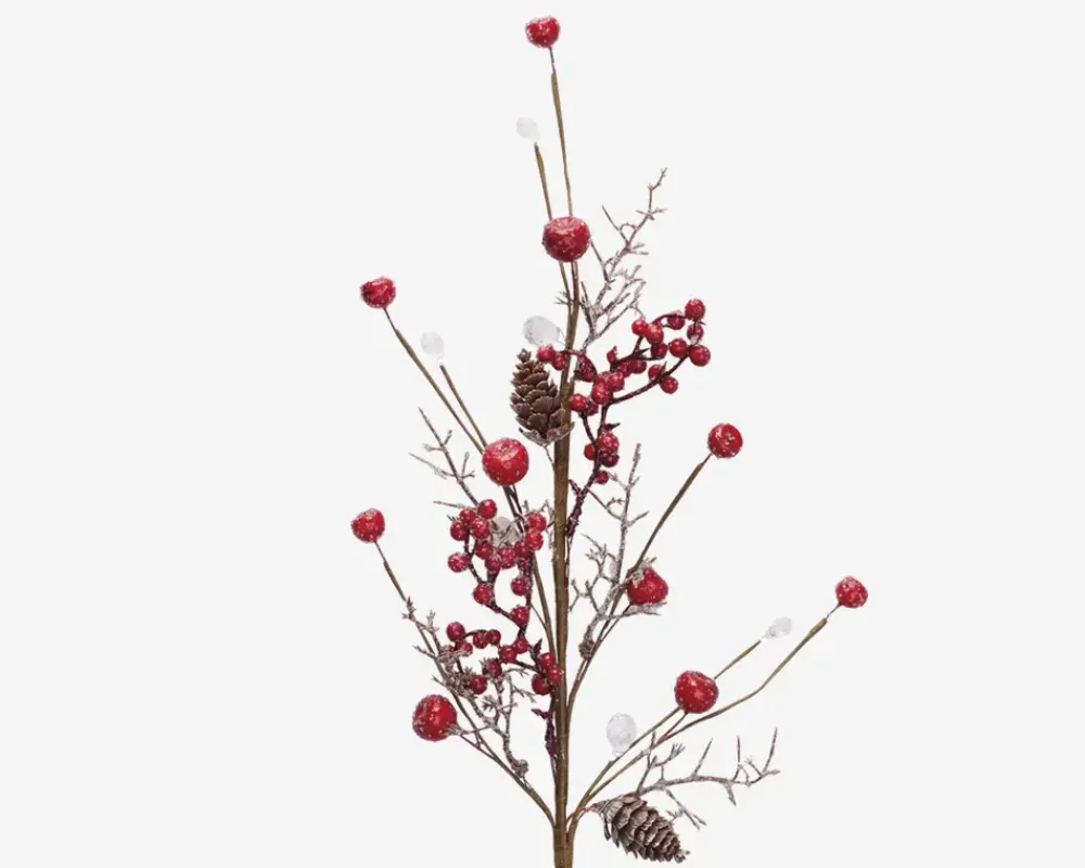 Best Daells Bolighus Gren med røde bær L.54 cm